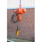 Kettingtakel 1000 kilo - hefhoogte 300 cm - 3 fase 400 V. Used